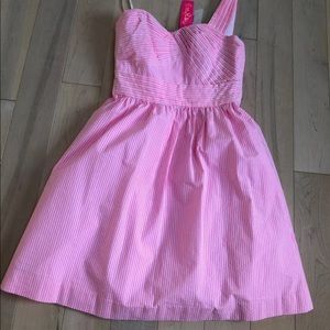 Lilly Pulitzer Addison seersucker dress 6